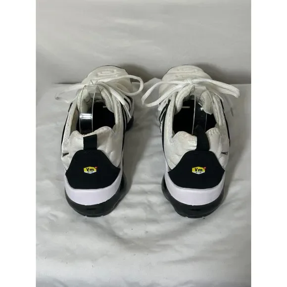 Nike Women's Nike Air Vapormax Plus Size 8 White/Black Women's Sneakers - Picture 4 of 8